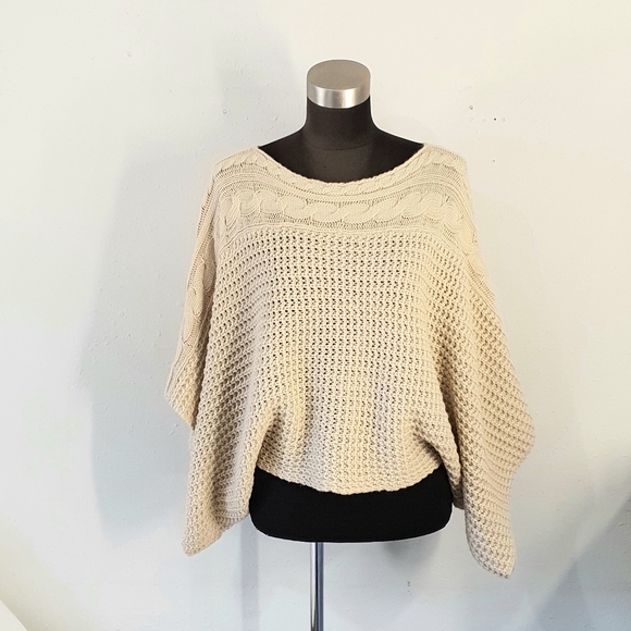 MAK B By mak Poncho Sweater - Picture 2 of 6